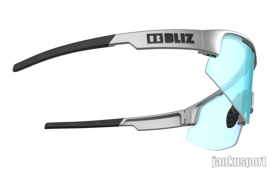 BLIZ MATRIX Metallic Silver / Smoke Ice Blue Multi