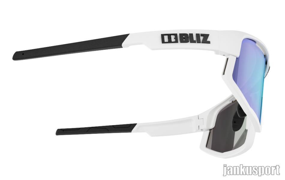 BLIZ VISION Matt White / Smoke Blue Multi