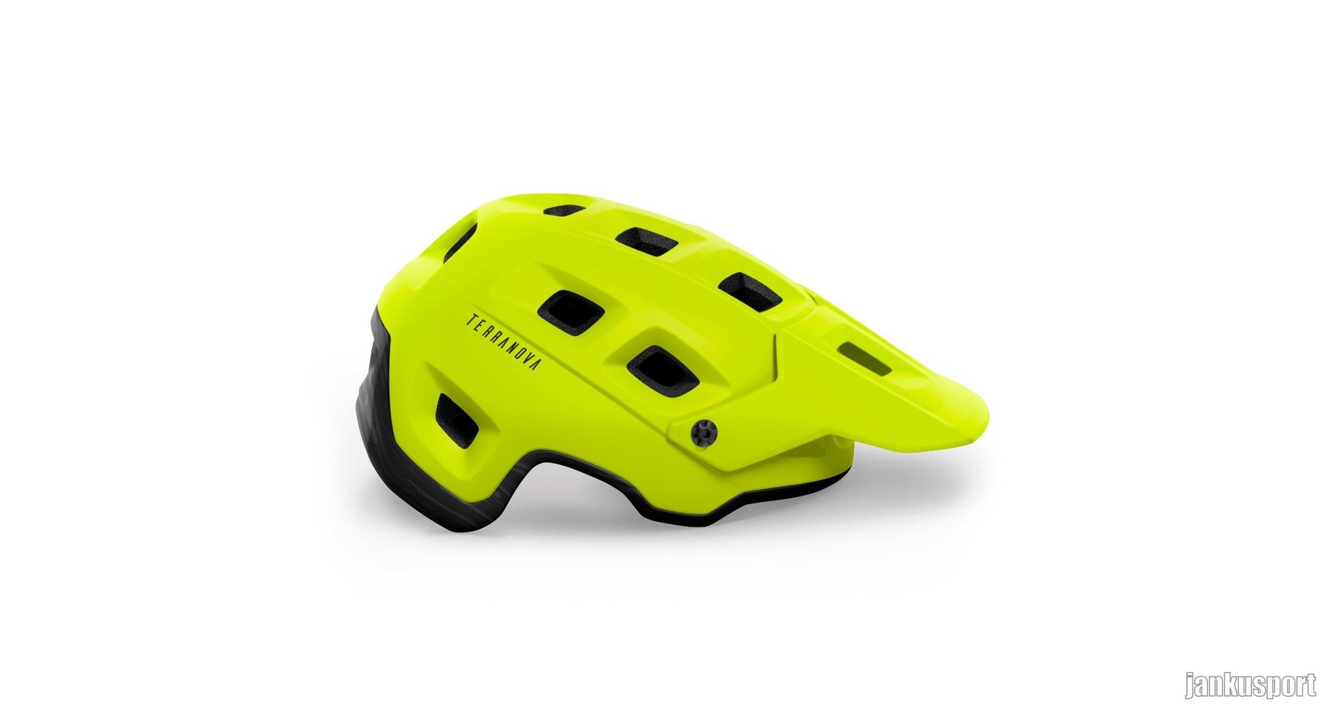 Cyklistická přilba MET TERRANOVA MIPS LIME ZELENÁ