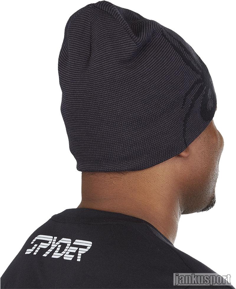 Čepice SPYDER REVERSIBLE INNSBRUCK - one, black