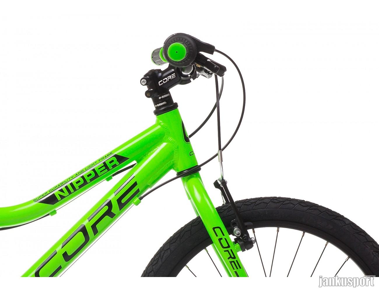 Dětské kolo 20" Al Nipper, Revo-6, reflexně zelený (7.95kg)
