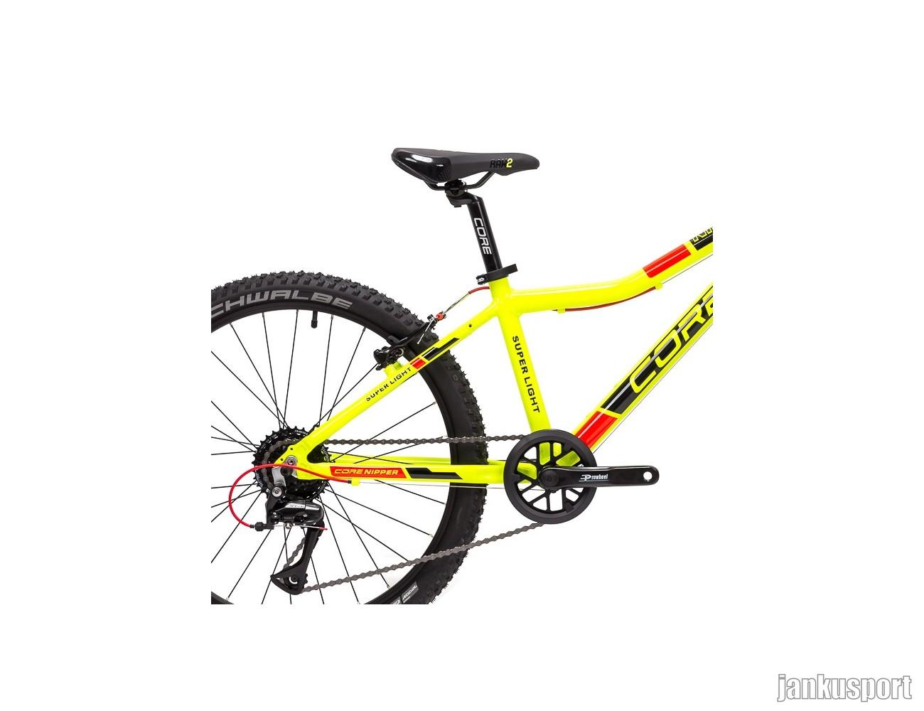24" Al Nipper, jednopřevodník, 1x8s Superlight reflexně žlutý