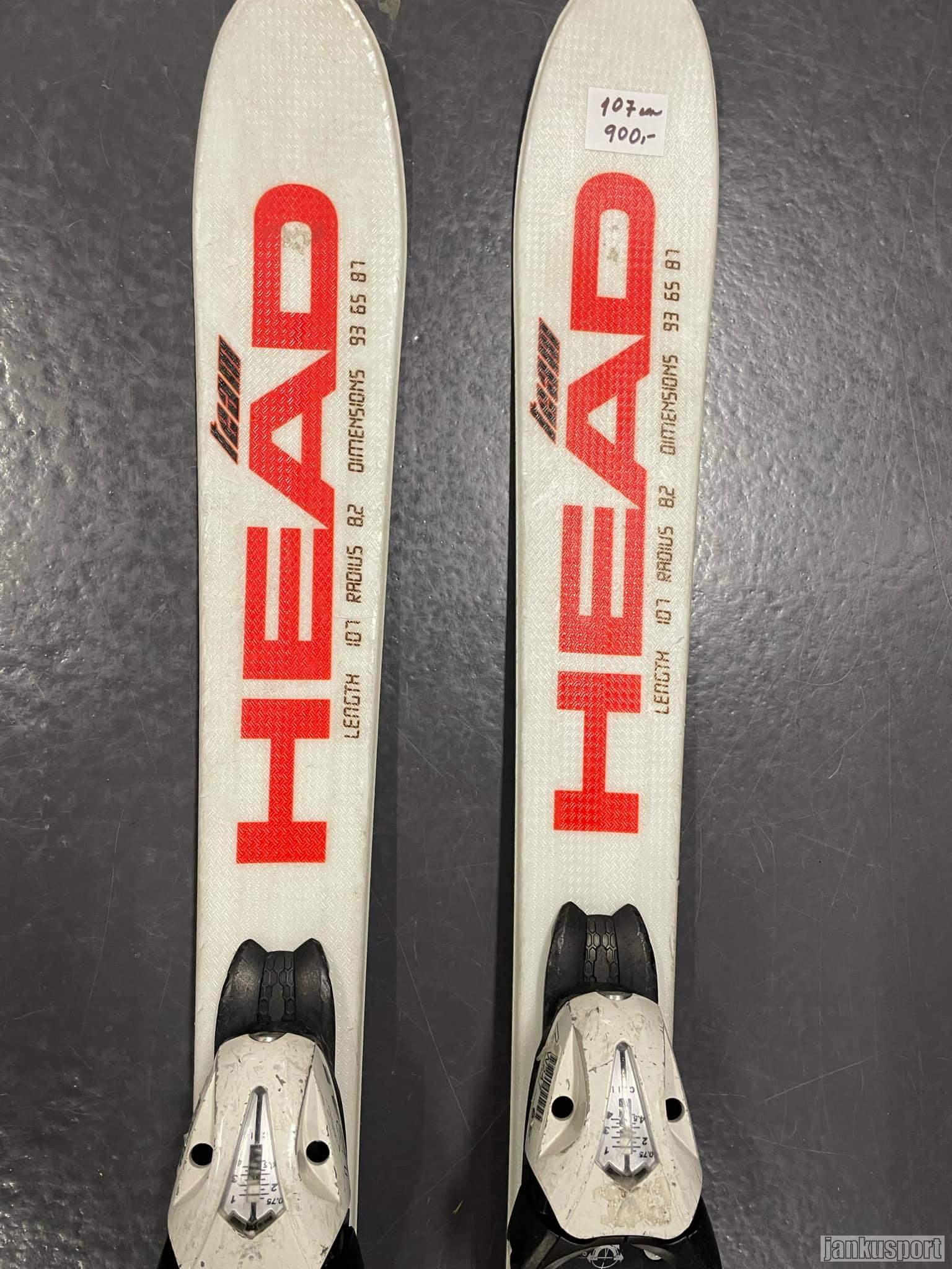 Dětské lyže Head délka 107cm po servisu
