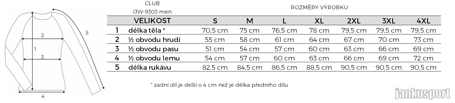 LYŽAŘSKÁ BUNDA CLUB modrá