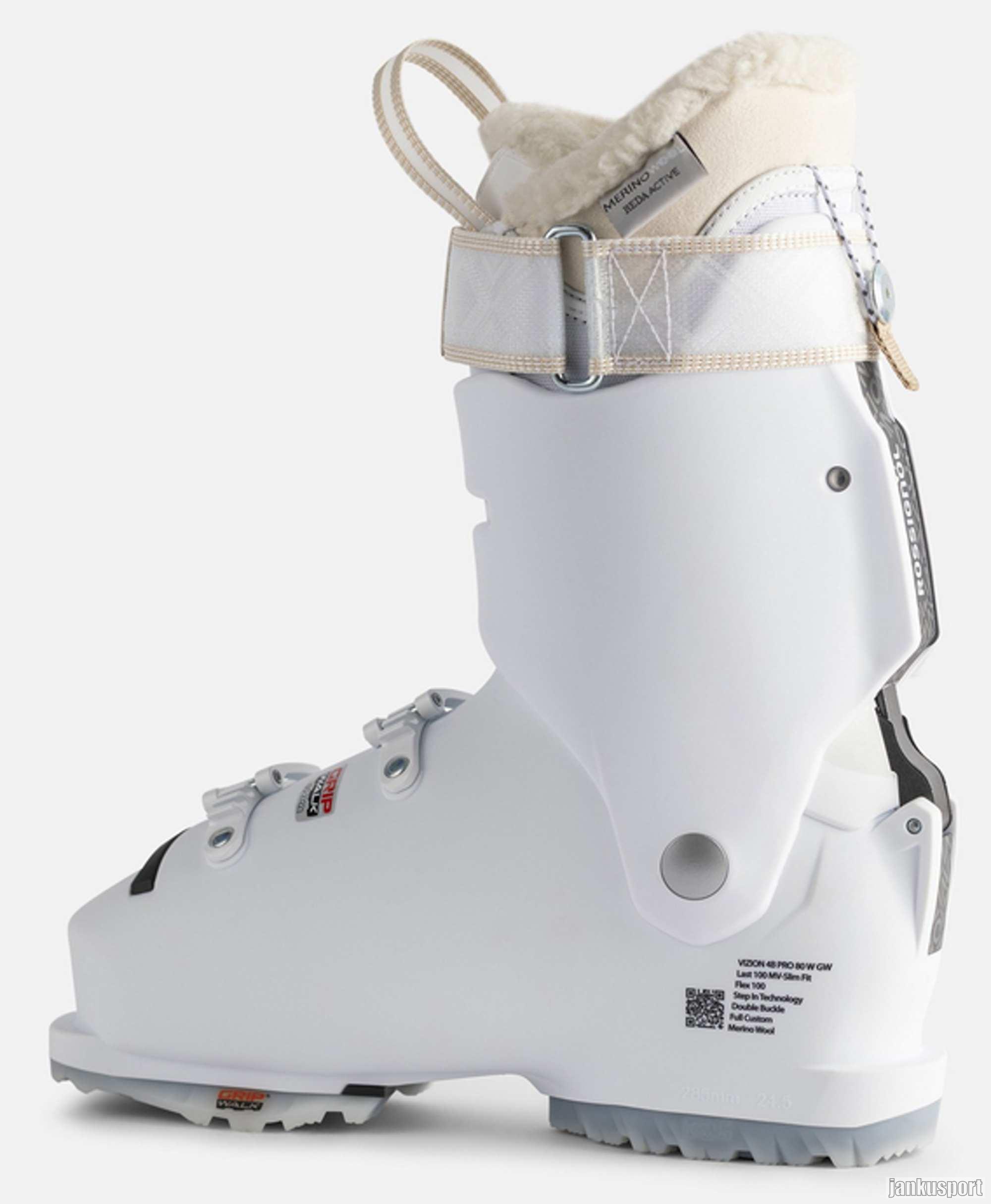 Lyžařské boty Rossignol VIZION 4B 80 GW W - white