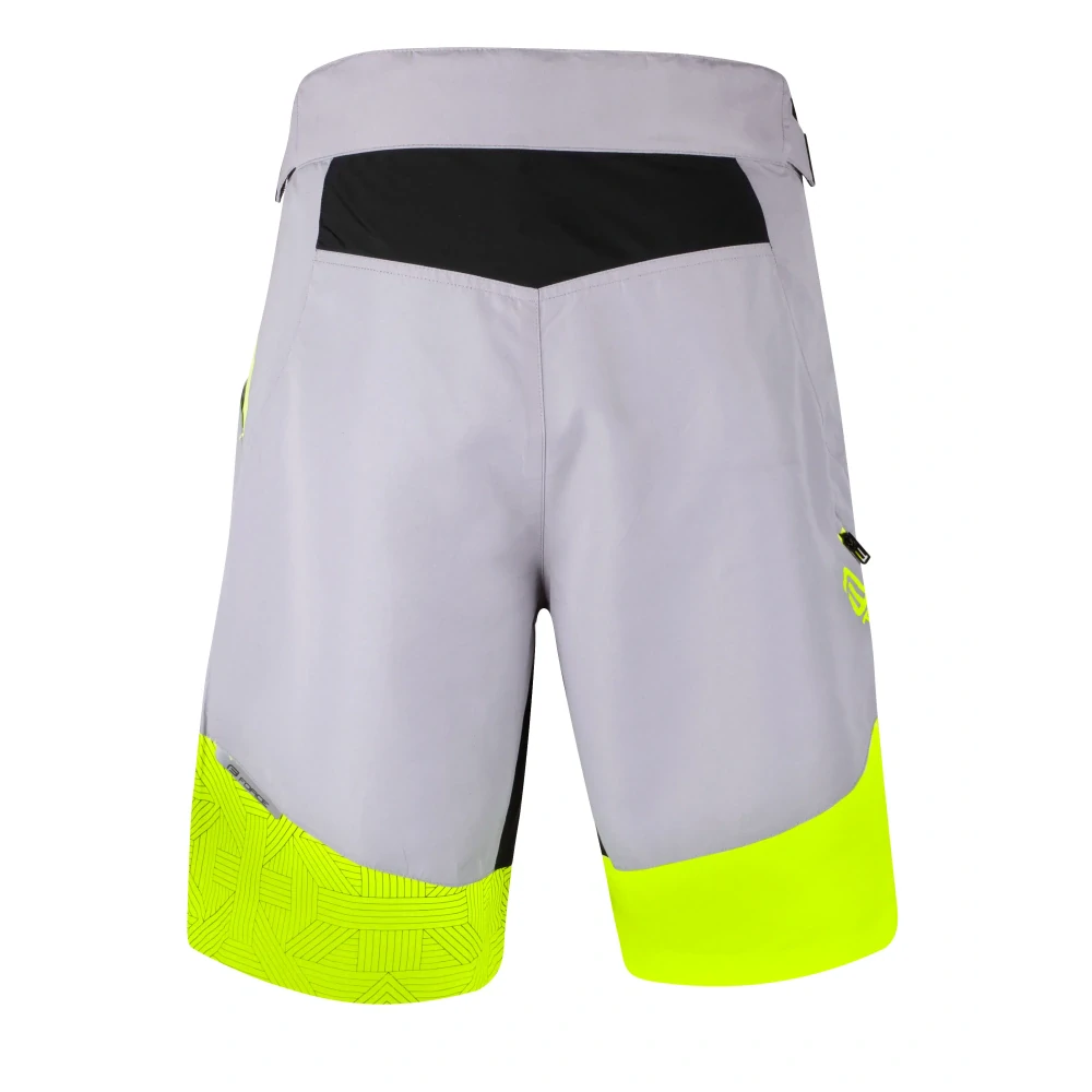 kraťasy F STORM, odnímatelná vložka, šedo-fluo