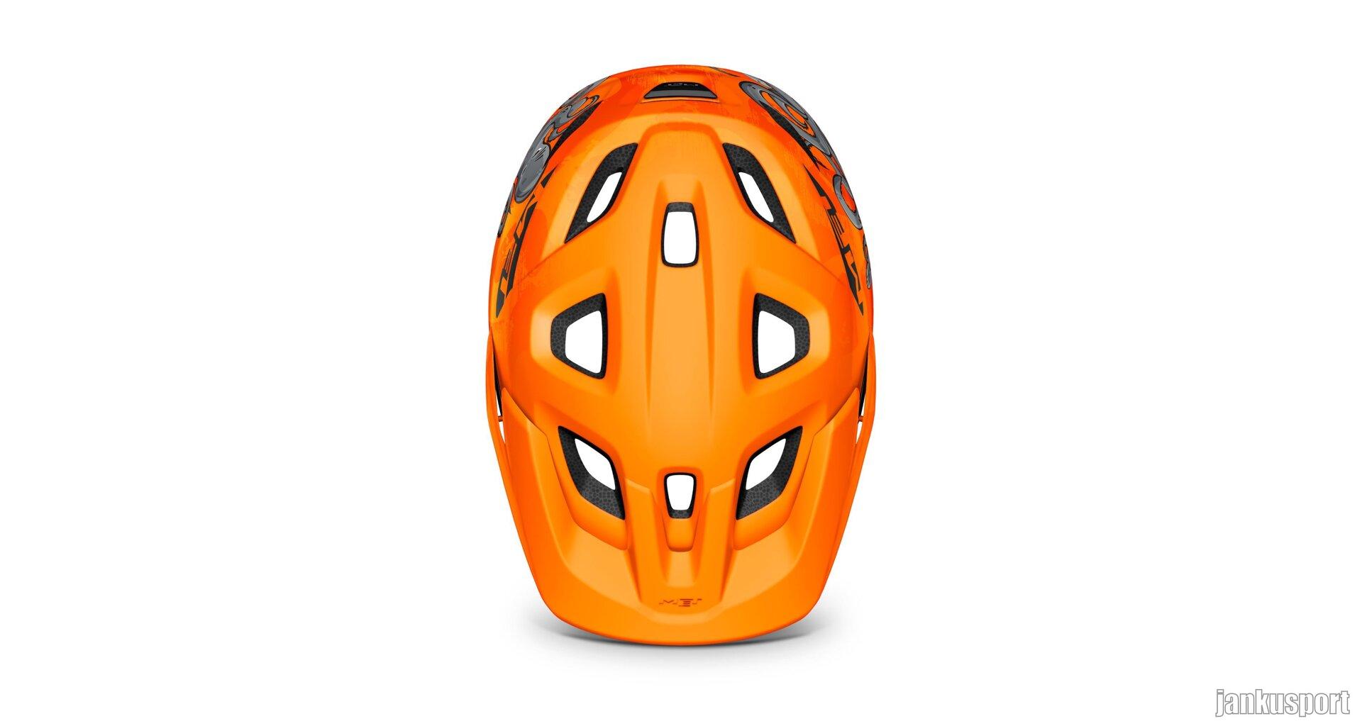 MET přilba ELDAR octopus/oranžová -52/57
