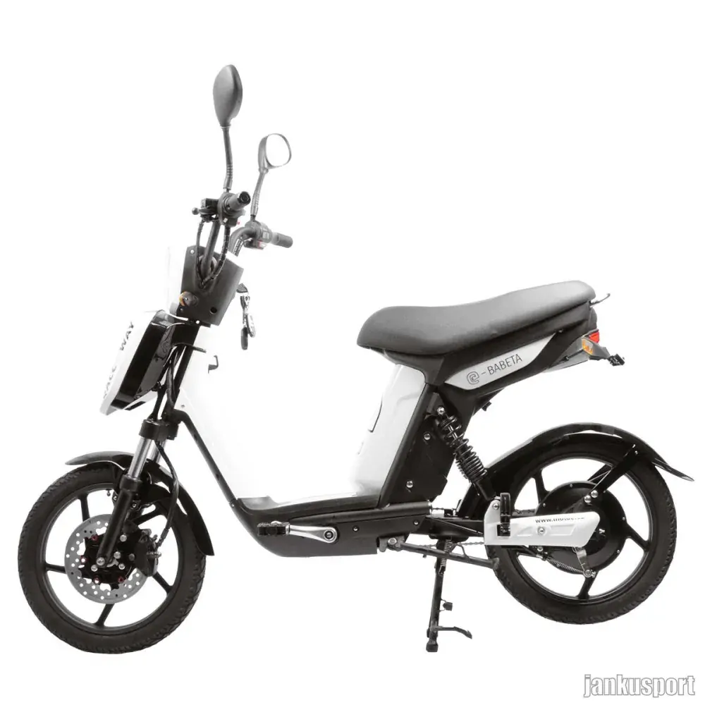 Elektroskútr RACCEWAY E-BABETA, bílá