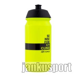 láhev FORCE FINE 0,5 l, fluo-černá