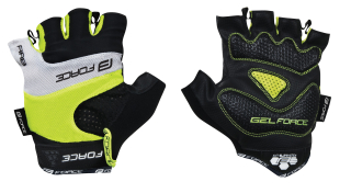 rukavice FORCE RAB gel, fluo