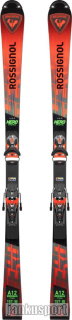 Rossignol HERO A FIS SL FAC 157 R22 + SPX 12 ROCKERACE GW HOT RED Závodní dámské lyže s vázáním