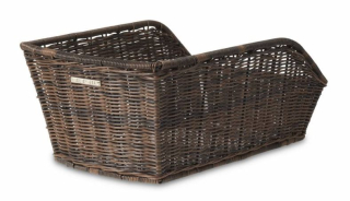 Koš BASIL Cento Rattan Look nosičový syntetický hnědý