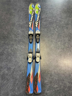 Juniorské lyže Nordica Dobrmann 140cm po servisu