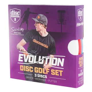 Discgolfová sada Discmania Evolution (putter, midrange, driver)