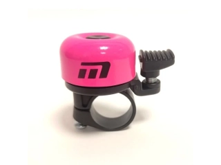 zvonek Baby fluo růžový logo Maxbike