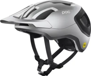POC Axion Race MIPS Uranium Black/Argentite Silver Matt 