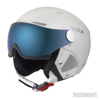 Lyžařská přilba Bolle Backline Visor Premium white (56-58) - Lyžařská přilba