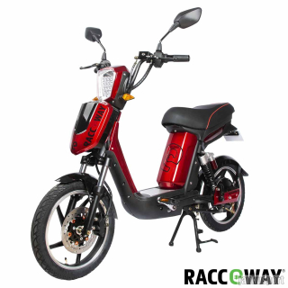 Elektroskútr RACCEWAY® E-BABETA®, vínová-metalíza