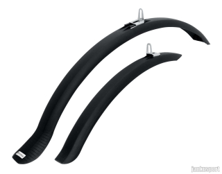 blatníky FORCE 26 - 28" prodloužené, plast, černé
