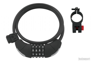 zámek F LUX spirálový kódový 85cmx10mm