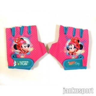 Cyklo rukavice na kolo Minnie Mouse