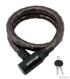 zámek FORCE článkový bez držáku 80cm/18mm, černý