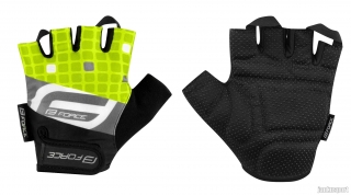 rukavice FORCE SQUARE,fluo