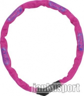 zámek Abus 4804C/75 pink Steel-O-Chain