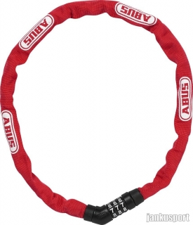 zámek Abus 4804C/75 red Steel-O-Chain