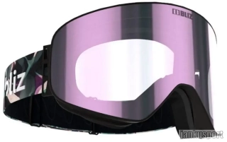 Bliz lyžařské brýle FLOW MATT BLACK W BROWN W ICE PINK MULTI CAT.3 - 37120-14