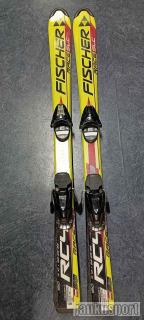 Dětské lyže Fischer RC 4 120cm po servisu 1 200 Kč