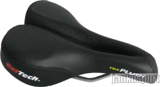 sedlo Velo-4038 dámské gelové s dírou černé