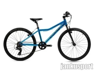 DĚTSKÉ KOLO CORE NIPPER 24", JEDNOPŘEVODNÍK, CHROMOVANÝ 1x7MODRÝ