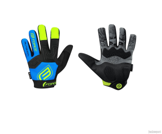 rukavice FORCE KID MTB AUTONOMY, černo-modré