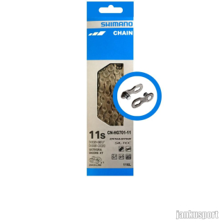 SHIMANO řetěz MTB/Sil/E-bike-ostatní CN-HG701 11rychl 116čl. s rychlospojkou . bal