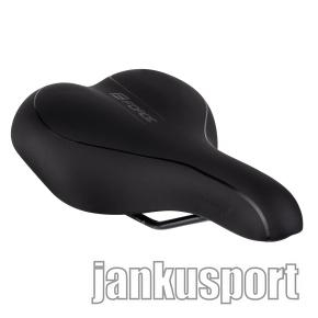sedlo FORCE COMFORT GEL pánské turistické, černé
