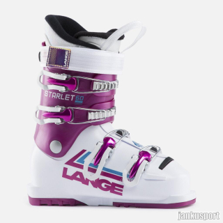 dětské lyžáky LG-STARLET 60 (WHITE/STAR PINK)-Boty